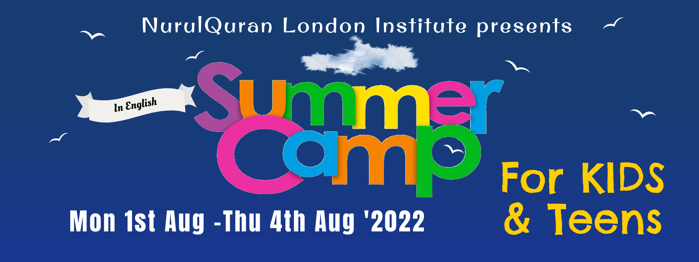 NQ Kids Summer Camp in london and birmingham